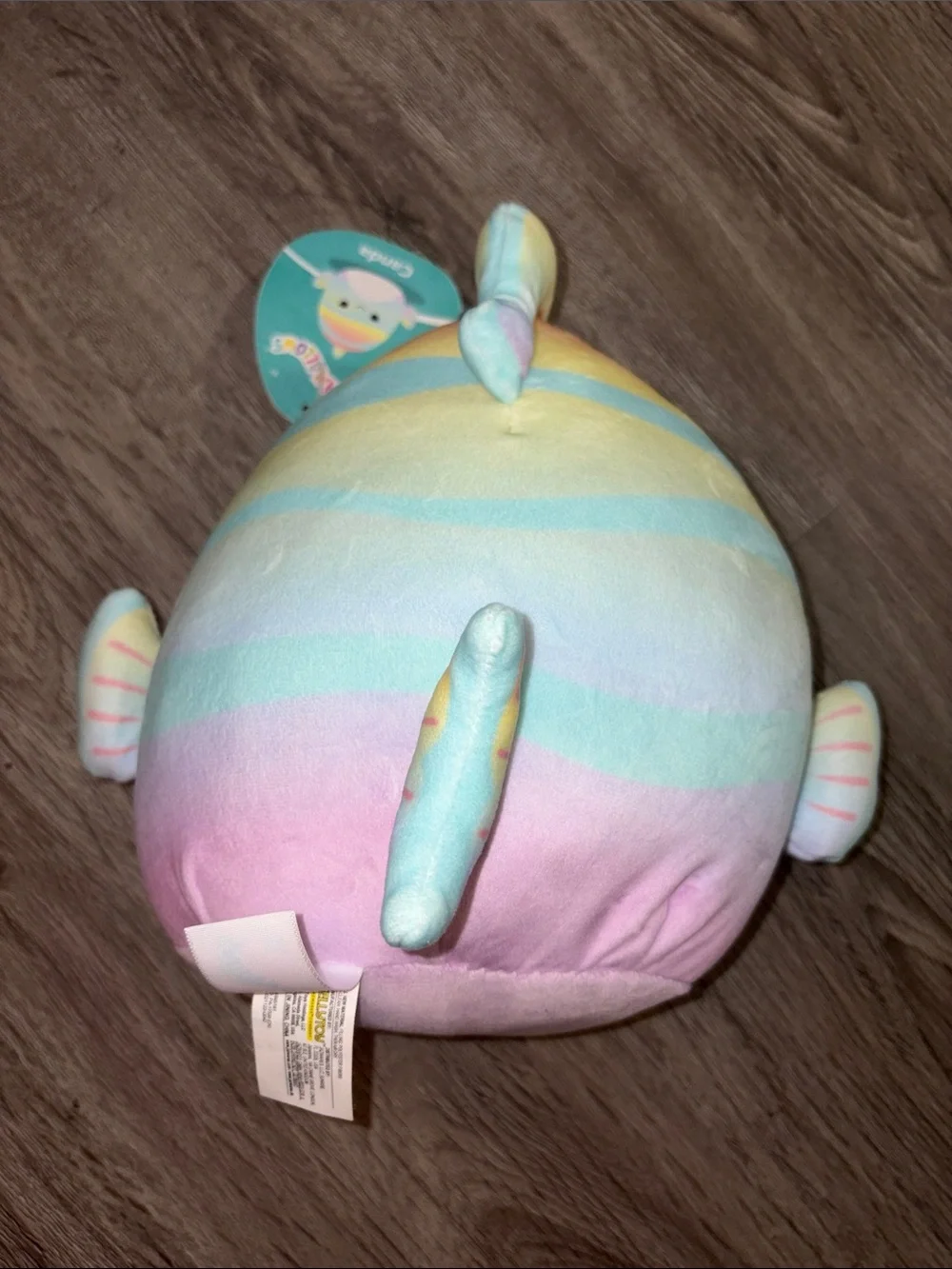 Squishmallows Canda Plush - Pastel Rainbow Stripes 8 inch